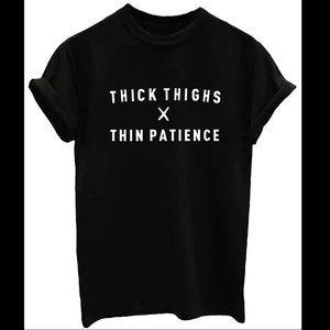 Cute Black Graphic Tee